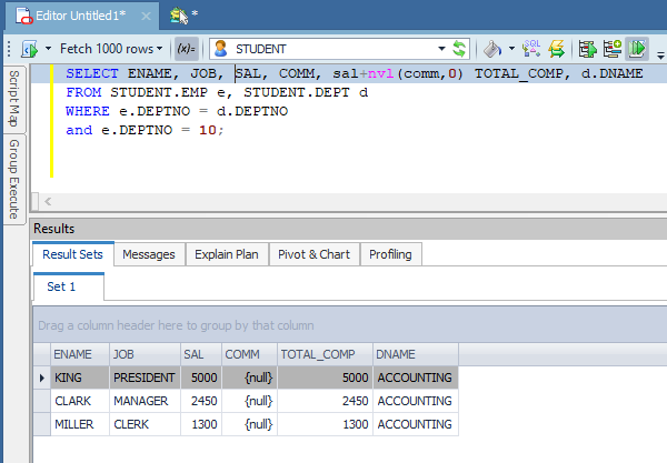 Use Toad Views for an easy way to refresh and query data