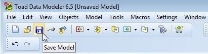Figure 26. Clicking on Save Model