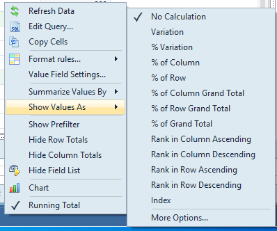 Toad Data Point data display options