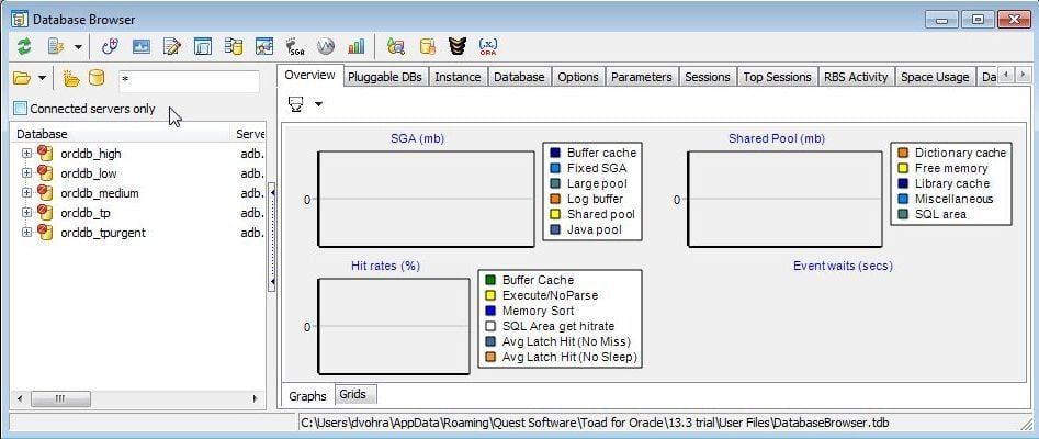 Figure 23. Database Browser.