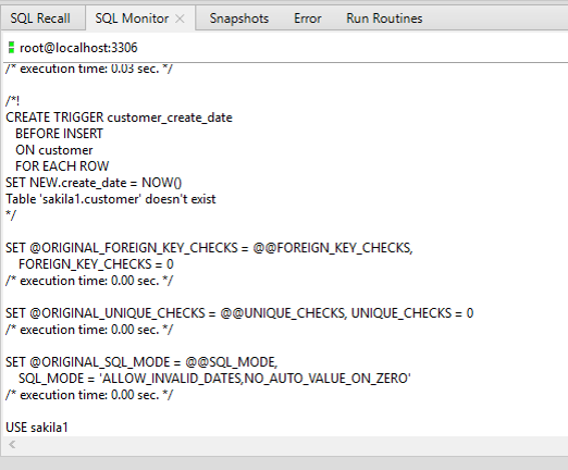 Screen shot of Monitor Sessions Toad for Oracle feature, where you can see who's logging on to your database and see what they are doing.