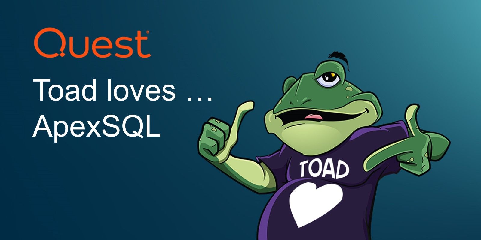 Toad love ApexSQL tools and how they integrate with SQL Server Management Studio.