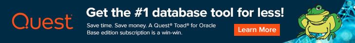 Subscribe to Toad for Oracle Base edition with full features and support, plus auto update.