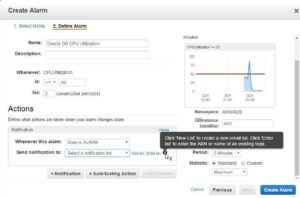 Proactive Oracle Database management on AWS RDS with AWS CloudWatch