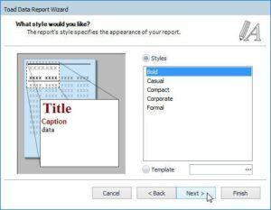 Creating Reports in Toad Data Point from Oracle Database on RDS