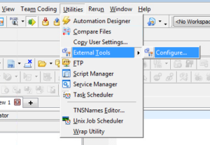 Binding Toad Automation and External Tools to your Custom Icons and Keystrokes