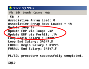 More Coding Best Practices – PL/SQL tips – posting rows quickly from an array & more