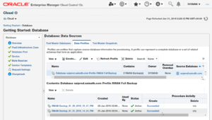Database as a Service using Enterprise Manager – Part X