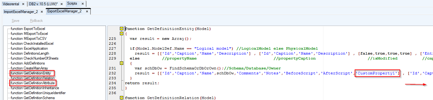 User Defined Properties and Import from Microsoft Excel