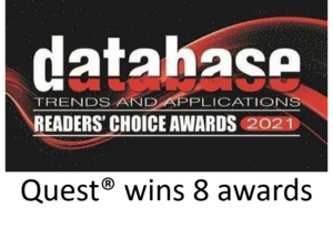 Best data and database tools: Quest® Information Management — DBTA Readers’ Choice Awards