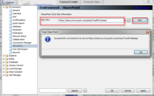 Toad Data Point Automation Series: Blog #7 – Exporting and Importing to SharePoint