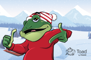 Free gift: Toad for Oracle Winter Toad icon and wallpaper