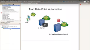 How to use automation scripts in Toad Data Point