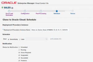 Oracle Hybrid Database Cloud using Enterprise Manager – Part X