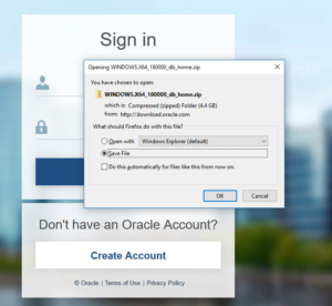 How to Install Oracle Database 18c on Windows