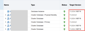 How Enterprise Manager Detects the Version of Oracle Databases