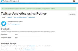 Twitter Analytics using Python – Part 1