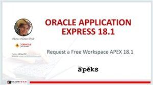 Video Tutorials: Oracle APEX 18.1