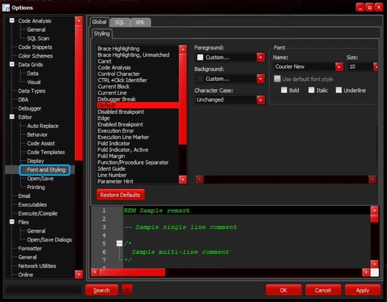 Dark mode has arrived for Toad for Oracle 15.1